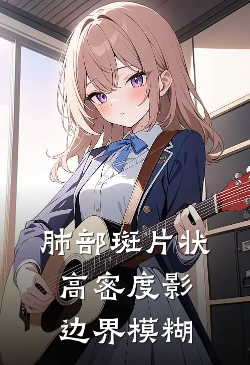 肺部斑片状高密度影边界模糊